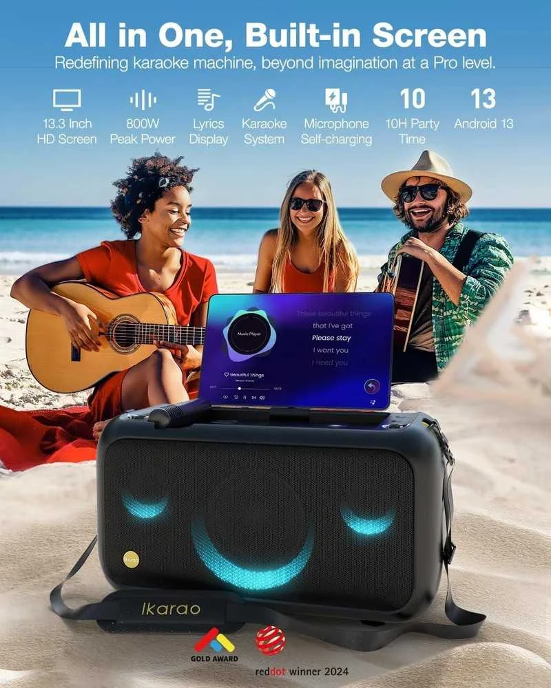 Kolumna Lenco Lenco IKARAO-X1 Karaoke højttaler