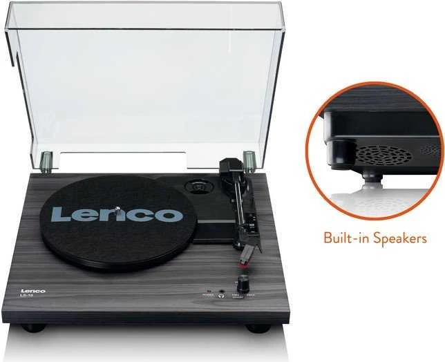 Lenco LS-10 patefonas, Juodas