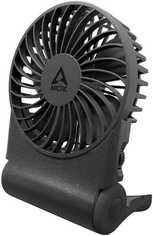 Arctic Cooling ARCTIC Summair 2Go - Galingas nešiojamas ventiliatorius su ypač ilga baterijos veikimo trukme, Juoda, 9,1 cm, 1 ventiliatorius(-iai), 77 val., Nešiojamas ventiliatorius, 1 vnt.
