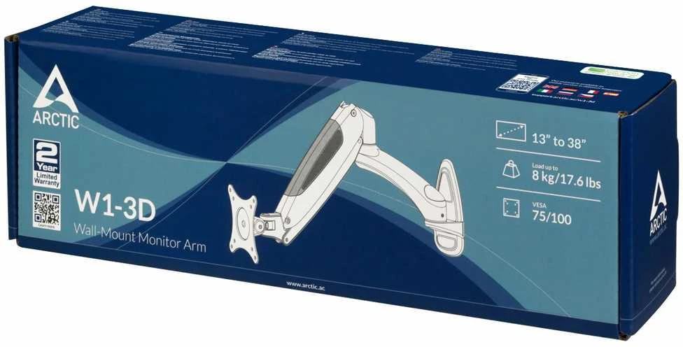 Laikiklis ARCTIC W1-3D 81,3 cm (32") Juoda