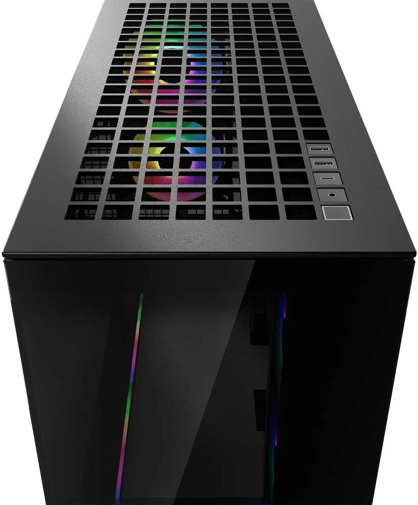 ARCTIC Xtender Mirror kompiuterio korpusas, Mid Tower, E-ATX, RGB, Tempered Glass – juodos spalvos, mirrored