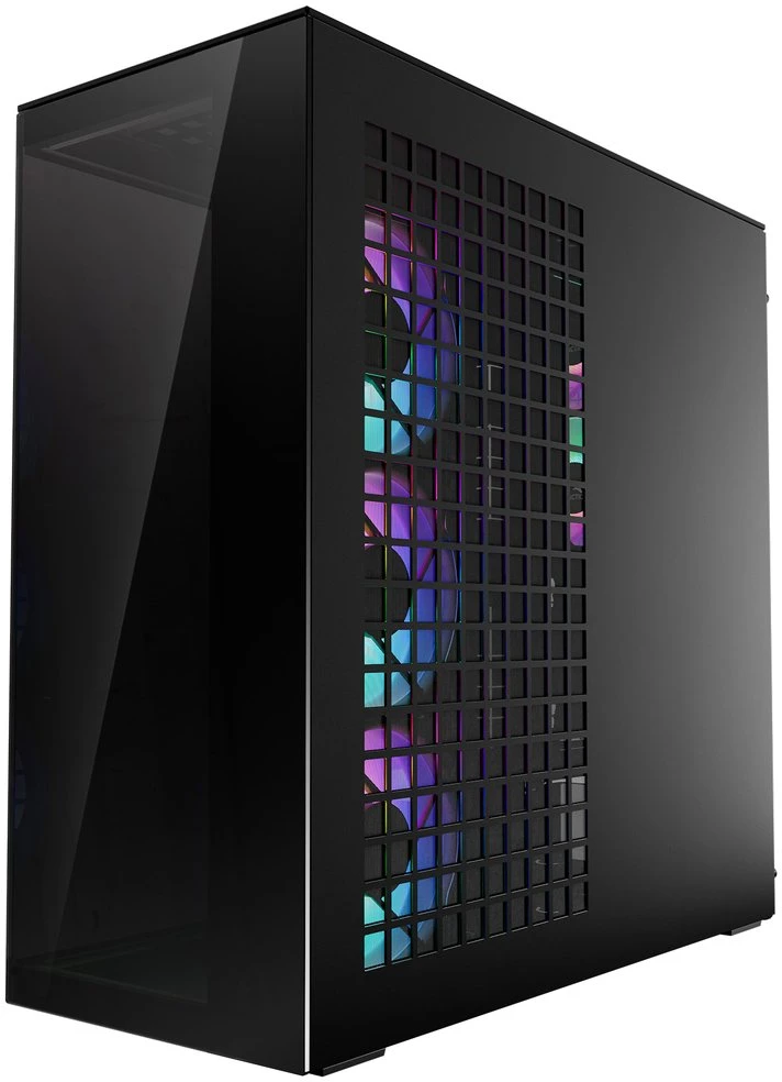 Arctic Xtender (Juodas) mirrow juodas window with GPU vertical mount