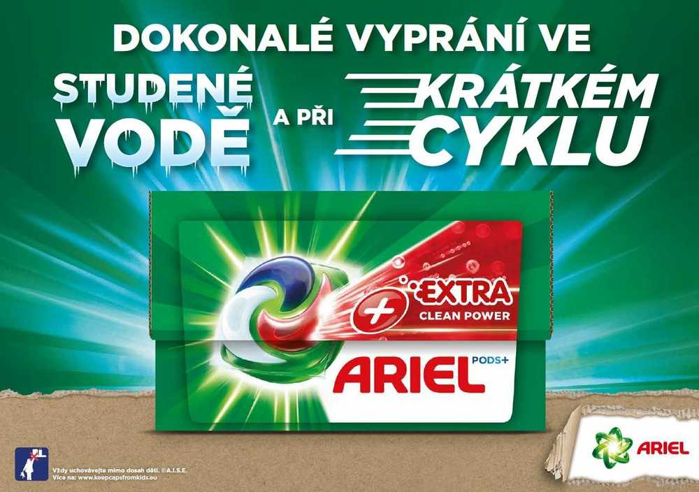 Ariel All-in-1 PODs Mountain Spring Skalbimo Kapsulės, 72 Skalb