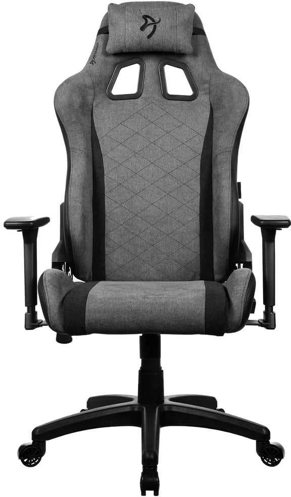 Žaidimų kėdė Arozzi Avanti SoftFabric, Pilkos spalvos