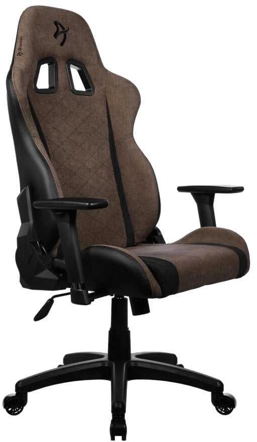 Žaidimų kėdė Arozzi Avanti SoftFabric, Rudos spalvos