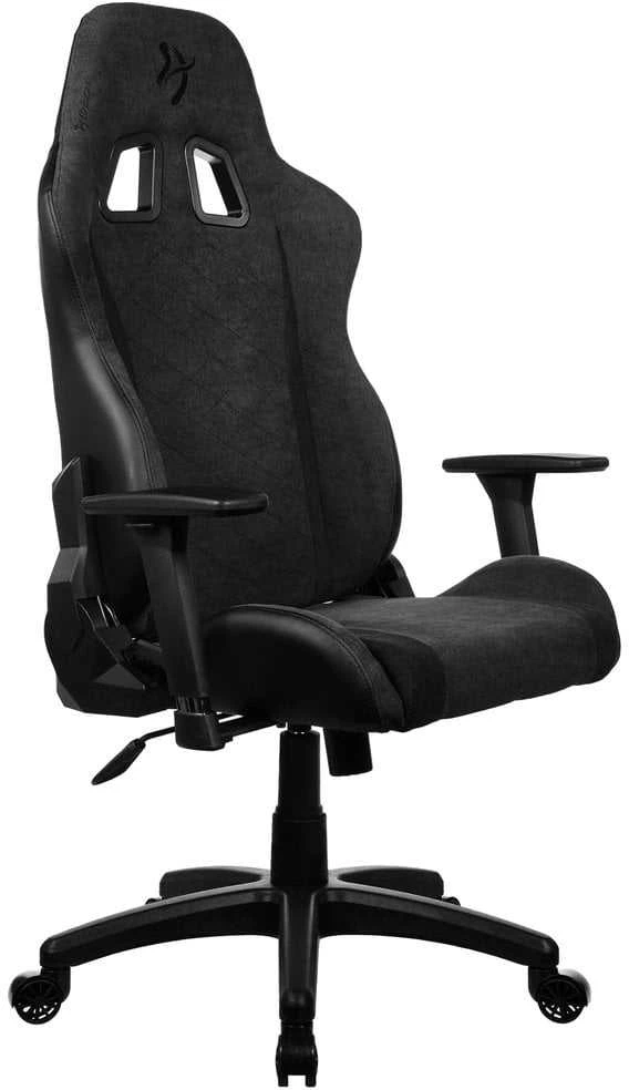 Žaidimų kėdė Arozzi Avanti SoftFabric, Tamsiai pilkos spalvos