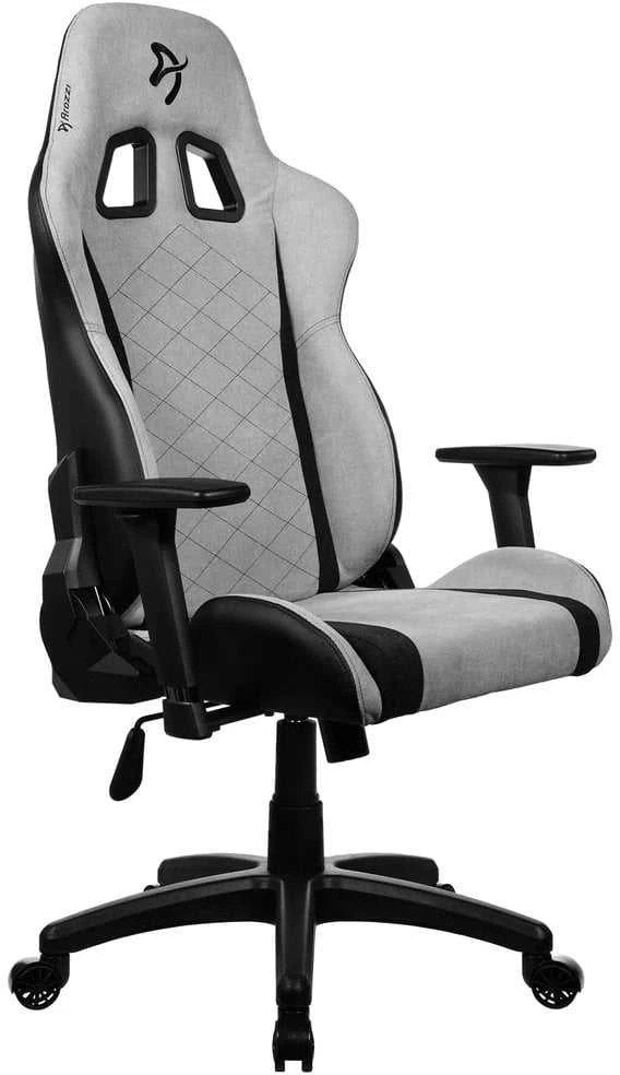 Žaidimų kėdė Arozzi Avanti SoftFabric, Šviesiai pilkos spalvos