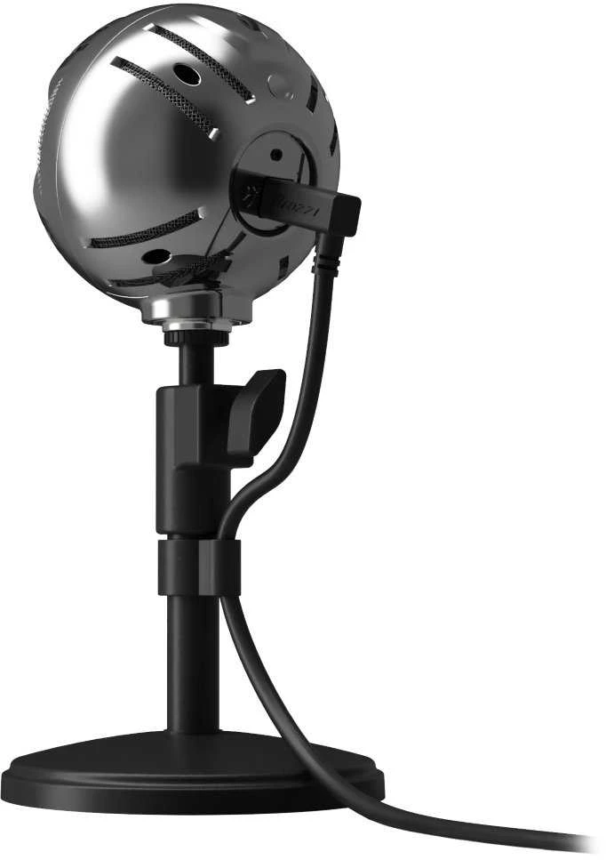 Kondensatorinis transliavimo mikrofonas Arozzi Sfera, Chromas