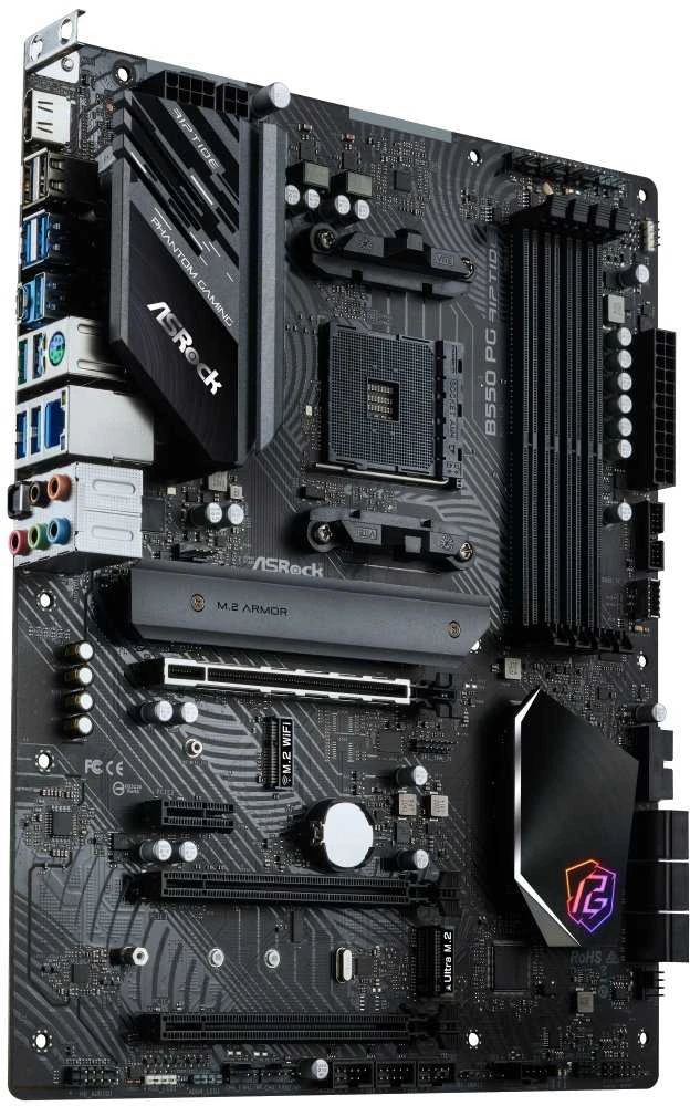 Pagrindinė plokštė ASROCK AMD B550 / SAM4 / ATX / Memory DDR4 / Atminties lizdai 4 / 3xPCI-Express 16x / 1xPCI-Express 3.0 1x / 2xM.2 / 1xHDMI / 2xUSB 2.0 / 8xUSB 3.2 / 1xPS/2 / 1xOptical S/PDIF / 1xRJ45 / 5xAudio port