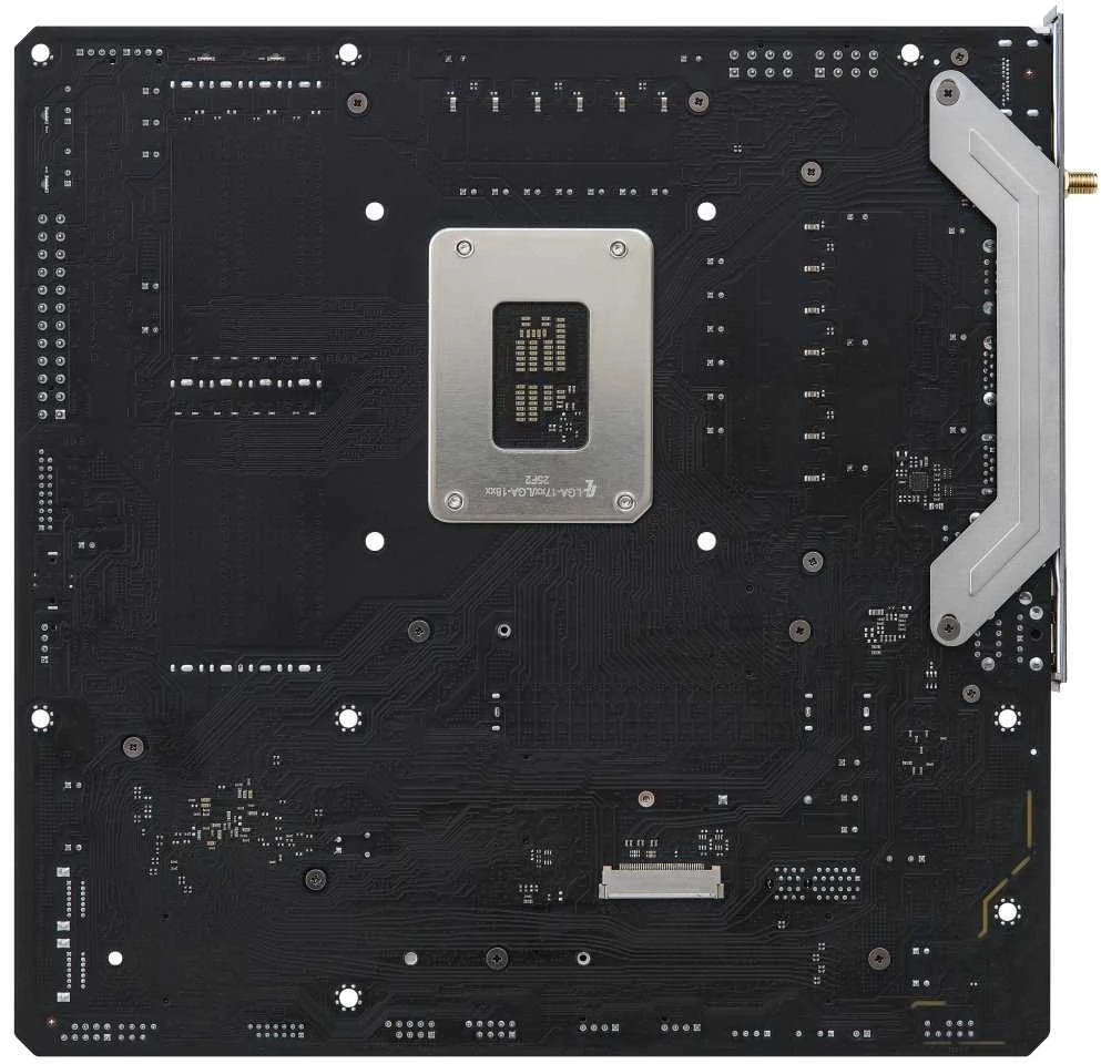 Pagrindinė plokštė ASROCK Intel B760 Express, LGA1700, Micro-ATX, Atmintis DDR5, Atminties lizdai 4, 1xPCI-Express 4.0 1x, 1xPCI-Express 5.0 16x, 4xM.2, 1xHDMI, 1xDisplayPort, 2xUSB, 2xUSB, 2x,3. 1xPS/2, 1xRJ45, 3xgarso prievadas, B760MSTEELLEGENDWIFI