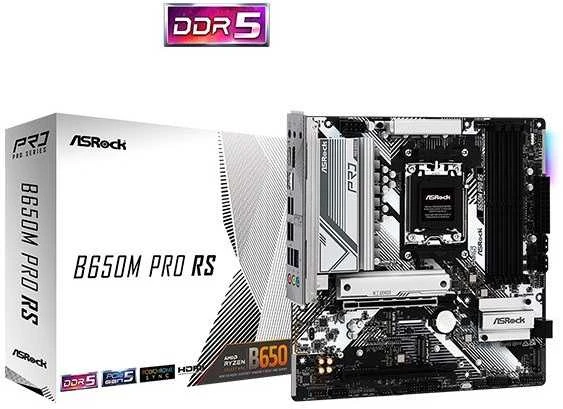 Pagrindinė plokštė ASROCK B650 PRO RS ATX MB AM5 4xDIMM DDR5