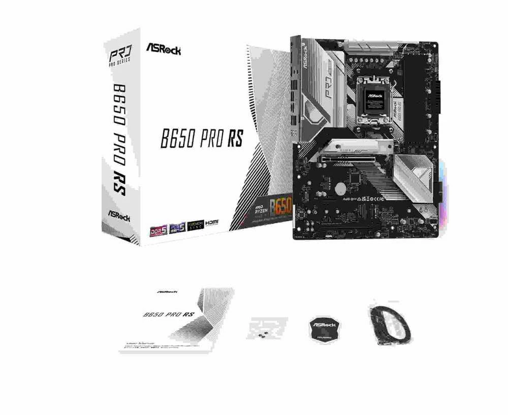 Pagrindinė plokštė ASROCK B650 PRO RS ATX MB AM5 4xDIMM DDR5