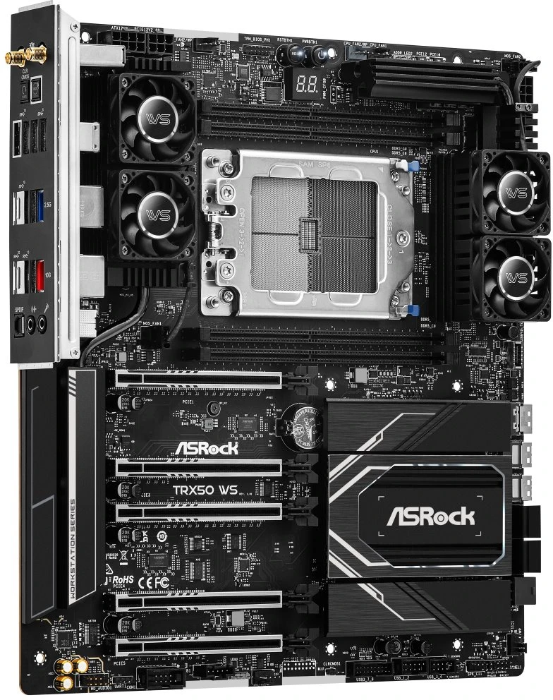 Pagrindinė plokštė AsRock TRX50 WS