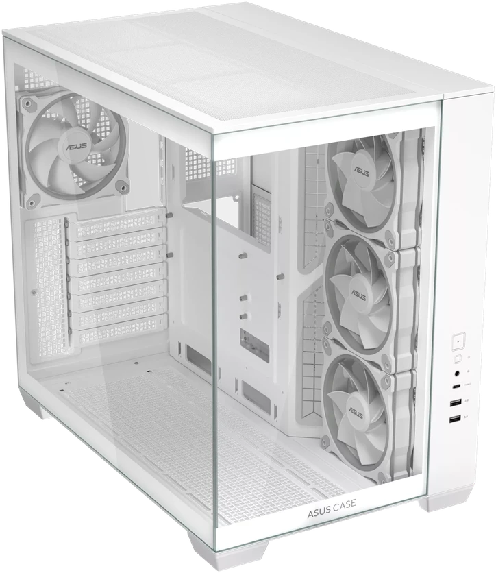 Asus A32 PLUS TG ARGB Baltas korpusas