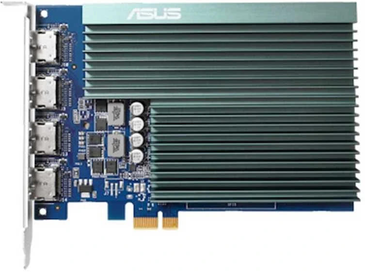 Vaizdo plokštė Asus | GT730-4H-SL-2GD5 | NVIDIA | 2 GB | GeForce GT 730 | GDDR5 | HDMI jungtys kiekis 4 | PCI Express 2.0 | Atminties taktinis dažnis 5010 MHz | Procesoriaus dažnis 902 MHz