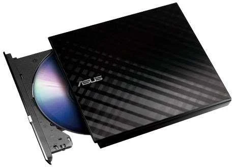 ASUS SDRW-08D2S-U LITE - Juodas - Tray - Vertical/Horizontal - DVD±R/RW - USB 2.0 - 1 MB