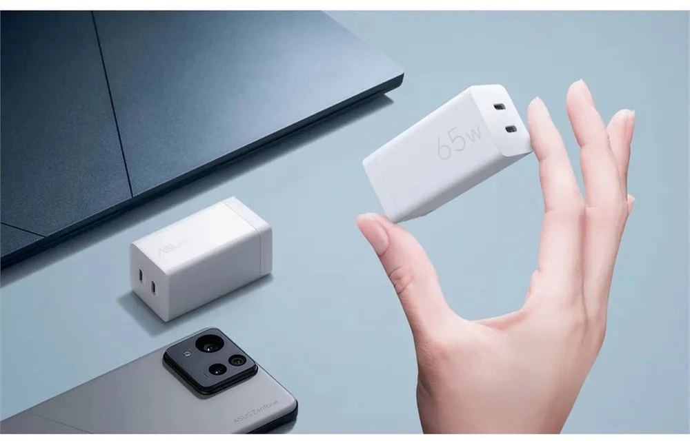 Asus AC65-05 | 2C GAN CHARGER/WH/EU | USB-C | 65 W | 5,0/9,0/12,0/15,0/20,0 V | kintamosios srovės adapteris