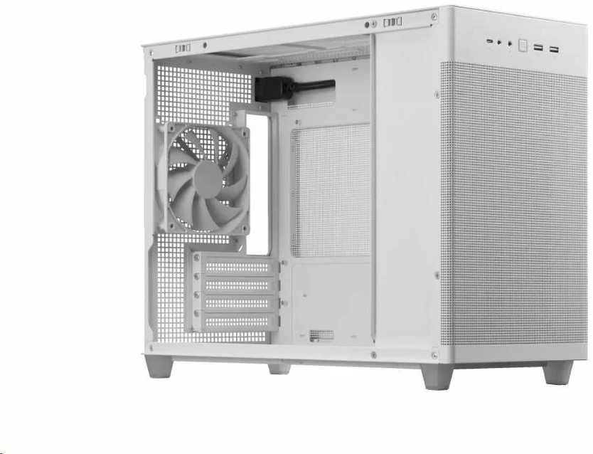 Kompiuterio korpusas ASUS Prime AP201 MicroATX Case/Baltos spalvos