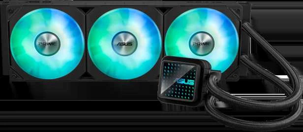 Procesoriaus Aušinimo Rinkinys - Asus Prime LC 360 ARGB 3 Ventiliatoriai Juodas