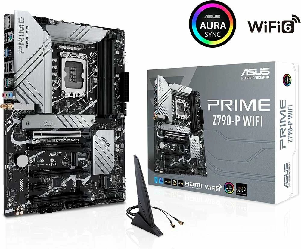 Pagrindinė plokštė ASUS PRIME Z790-P WIFI, LGA 1700, ATX, DDR5