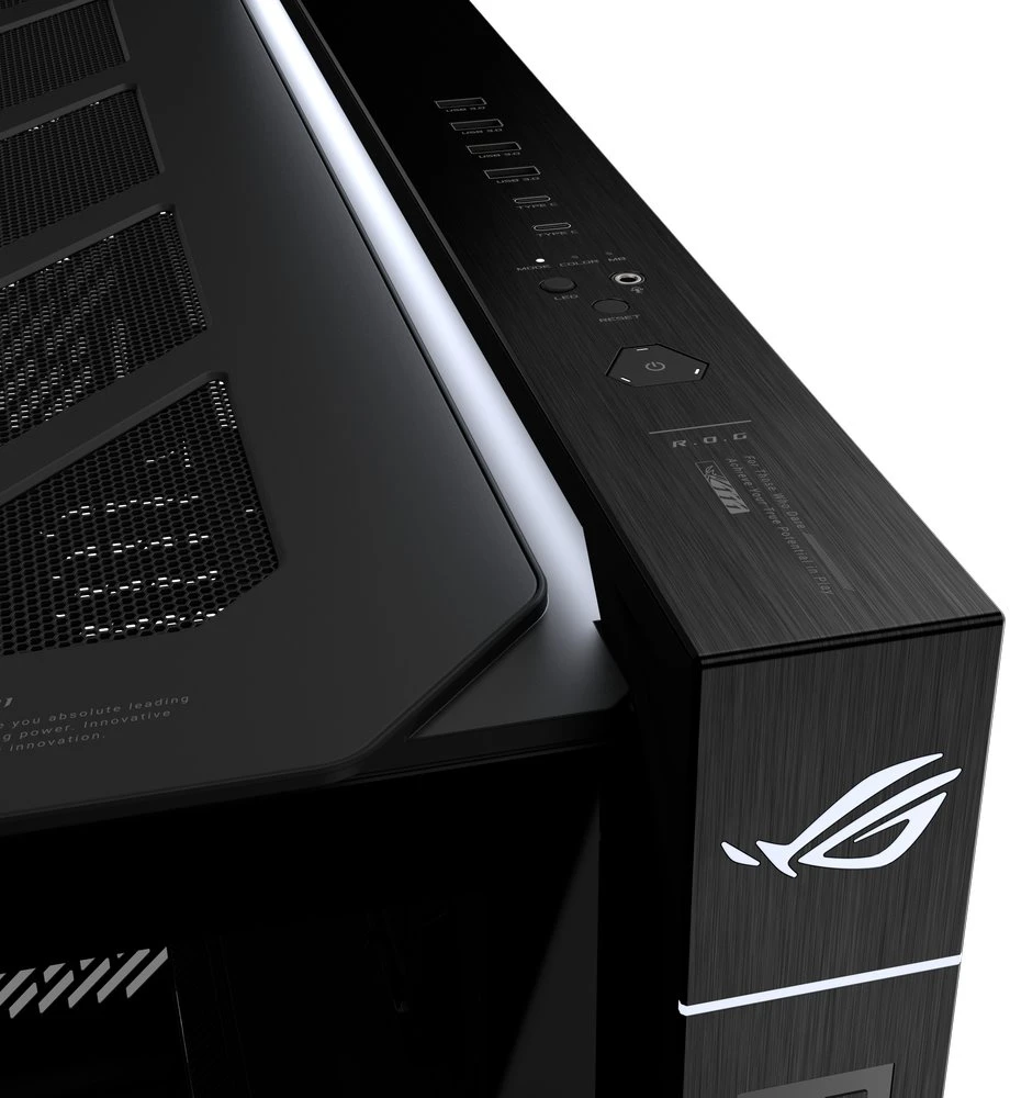 ASUS ROG CRONOX GR801 CURVE TG ARGB Juodas Midi Tower