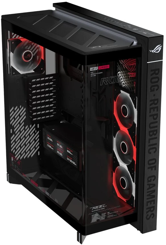 ASUS ROG CRONOX GR801 CURVE TG ARGB Juodas Midi Tower