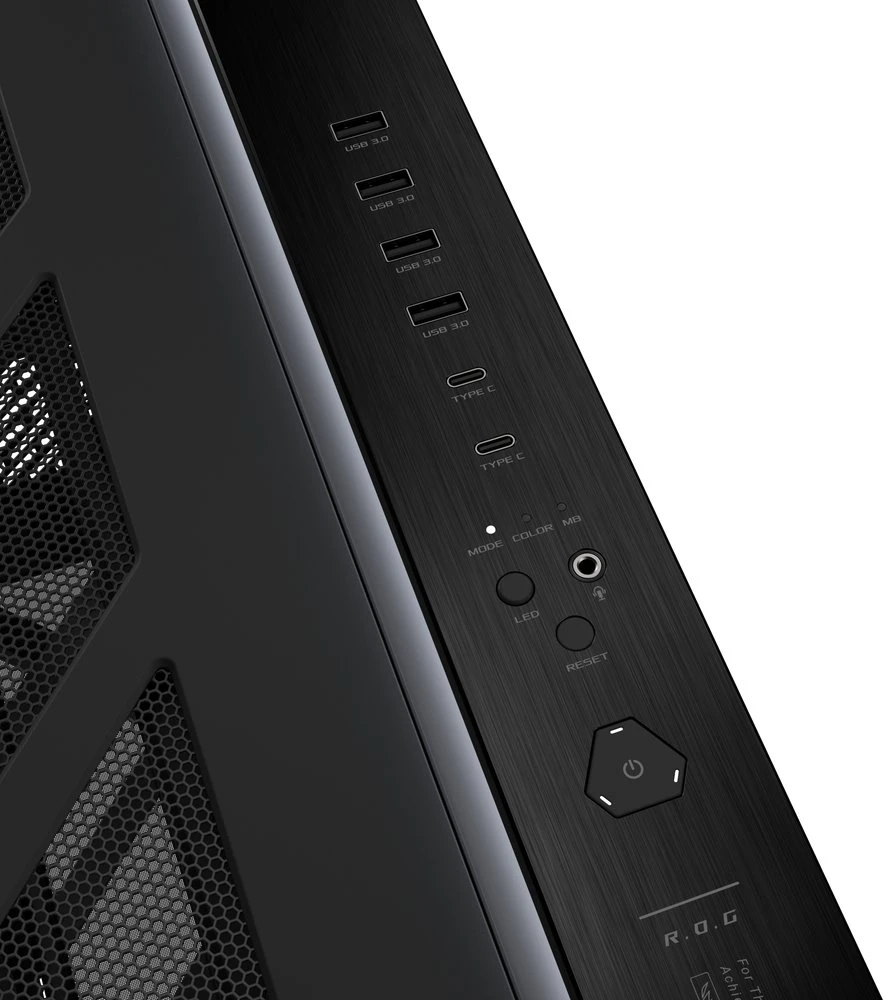 ASUS ROG CRONOX GR801 CURVE TG ARGB Juodas Midi Tower