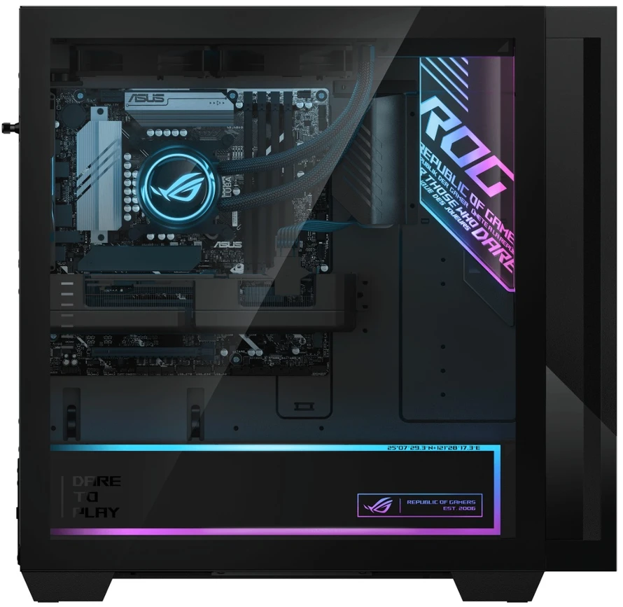 ASUS PC ROG G700 (G700TF-7265KF346W), Ultra 7 265KF, 32GB, 1TB SSD, RTX 5070 12GB, W11 Home, Juodas