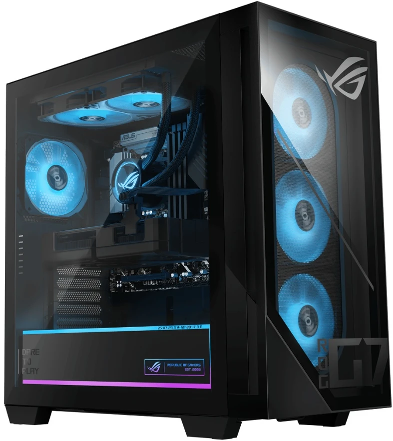 ASUS PC ROG G700 (G700TF-7265KF346W), Ultra 7 265KF, 32GB, 1TB SSD, RTX 5070 12GB, W11 Home, Juodas