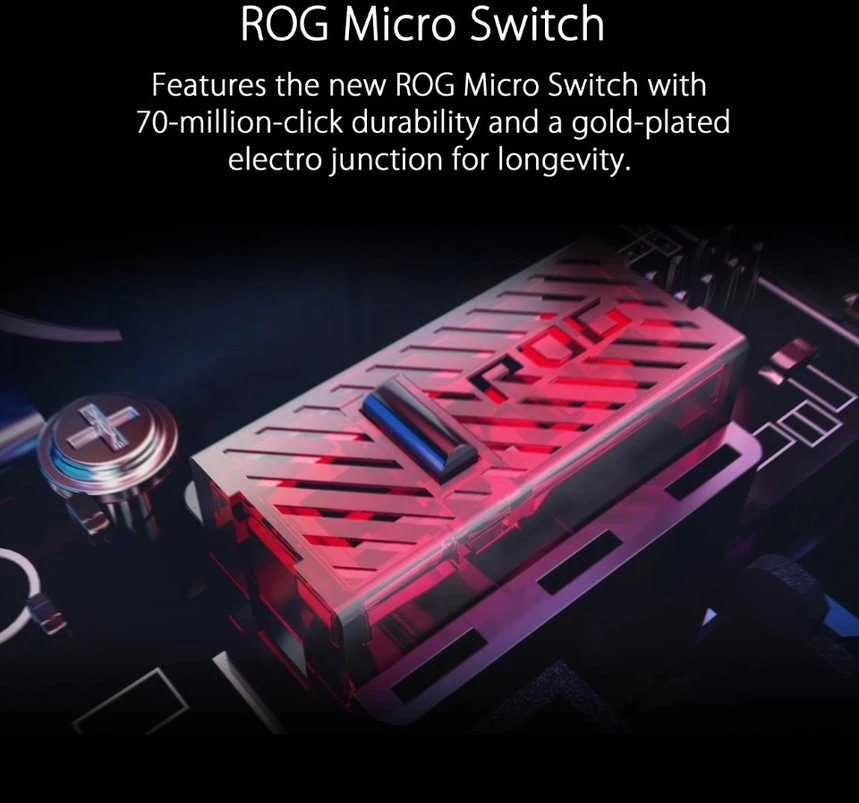 Pelė Myszka gamingowaAsus ROG Gladius III su laidu 26000 dpi optinė juoda