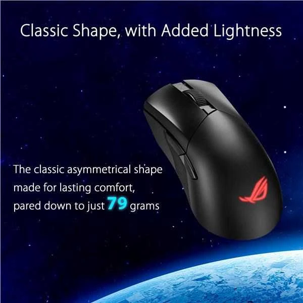 Žaidimų pelė Asus ROG Gladius III Wireless AimPoint, Juoda
