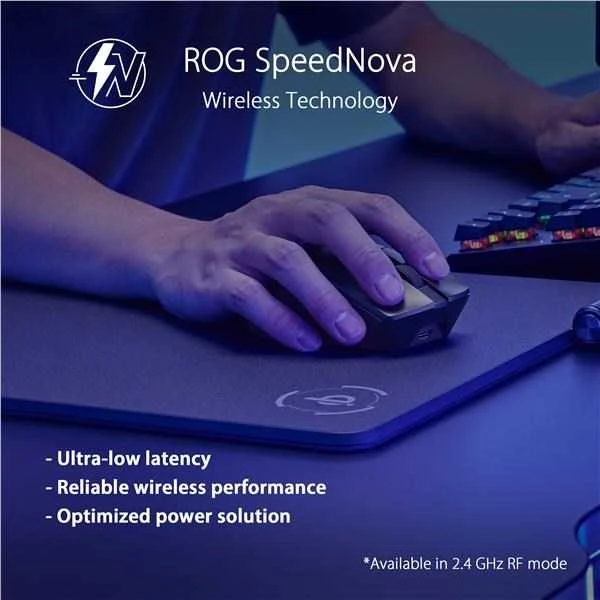 Žaidimų pelė Asus ROG Gladius III Wireless AimPoint, Juoda