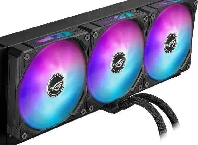 ASUS ROG Ryuo IV 360 aušintuvas su ARGB ventiliatoriais