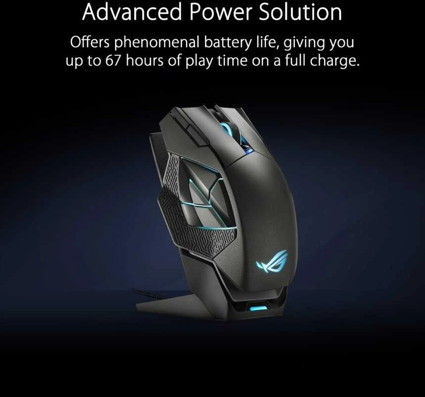 ASUS Pelė žaidimams ASUS ROG Spatha X - Pelė Right handed - Juodas