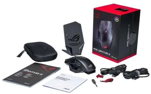 ASUS Pelė žaidimams ASUS ROG Spatha X - Pelė Right handed - Juodas