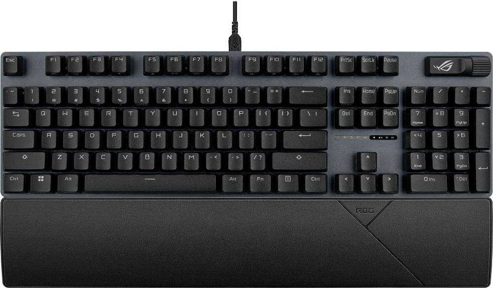 Asus klaviatūra ASUS klaviatūra ROG STRIX SCOPE II X mechaninė laidinė ROG NX Snow V2 Čekija ir Slovakija
