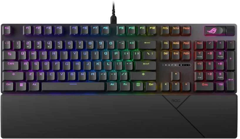 Asus klaviatūra ASUS klaviatūra ROG STRIX SCOPE II X mechaninė laidinė ROG NX Snow V2 Čekija ir Slovakija