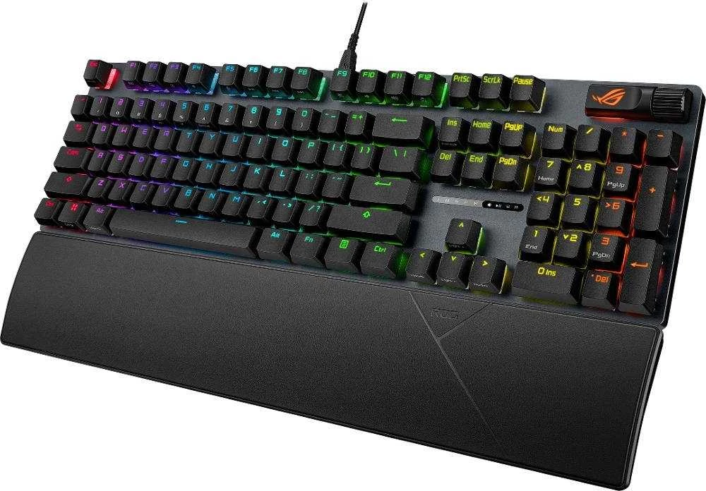 Asus klaviatūra ASUS klaviatūra ROG STRIX SCOPE II X mechaninė laidinė ROG NX Snow V2 Čekija ir Slovakija