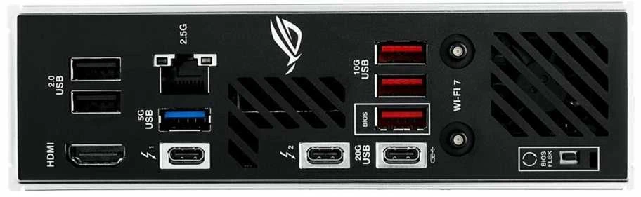 ASUS ROG Strix Z890-I žaidimų WiFi pagrindinė plokštė, LGA 1851 lizdas, Intel Z890, Mini-ITX, DDR5