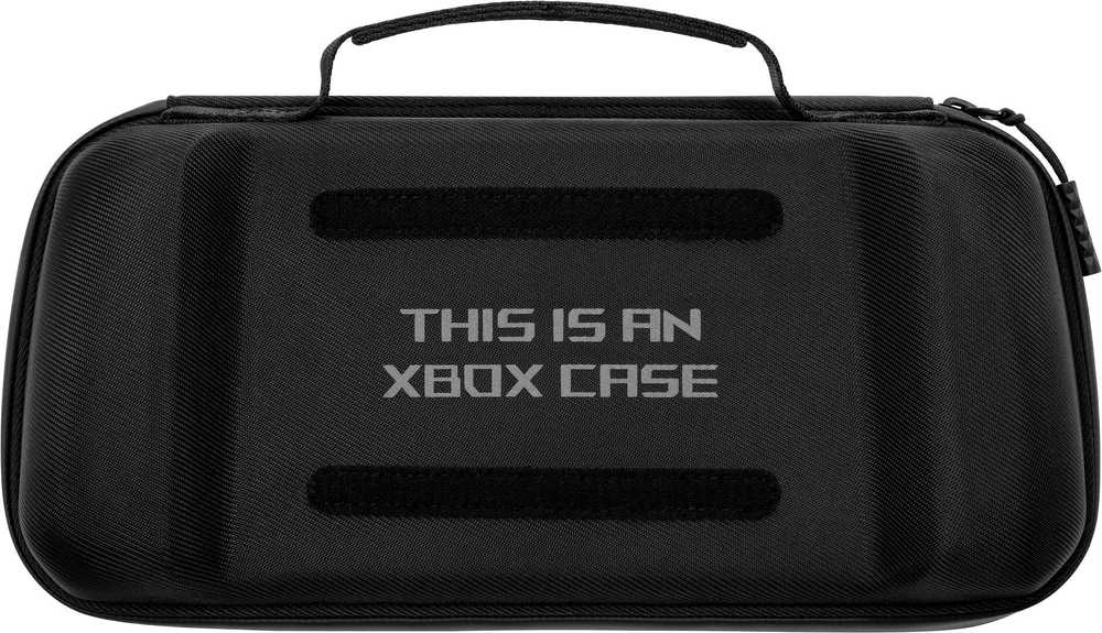 Carruzzo ASUS ROG XBOX Ally (2-in-1) Premium Kietas dėklas Poliesteris, Poliuretanas (PU) Juoda