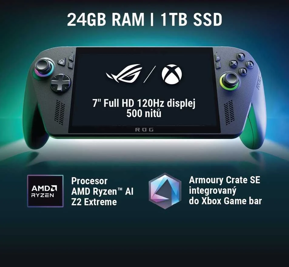Asus ROG Xbox Ally X“, modelis - RC73XA-NH011W, žema kaina | Varle.lt