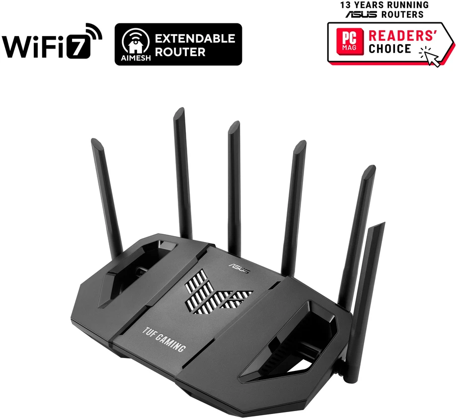 Maršrutizatorius ASUS TUF Gaming BE9400 Wi-Fi 7