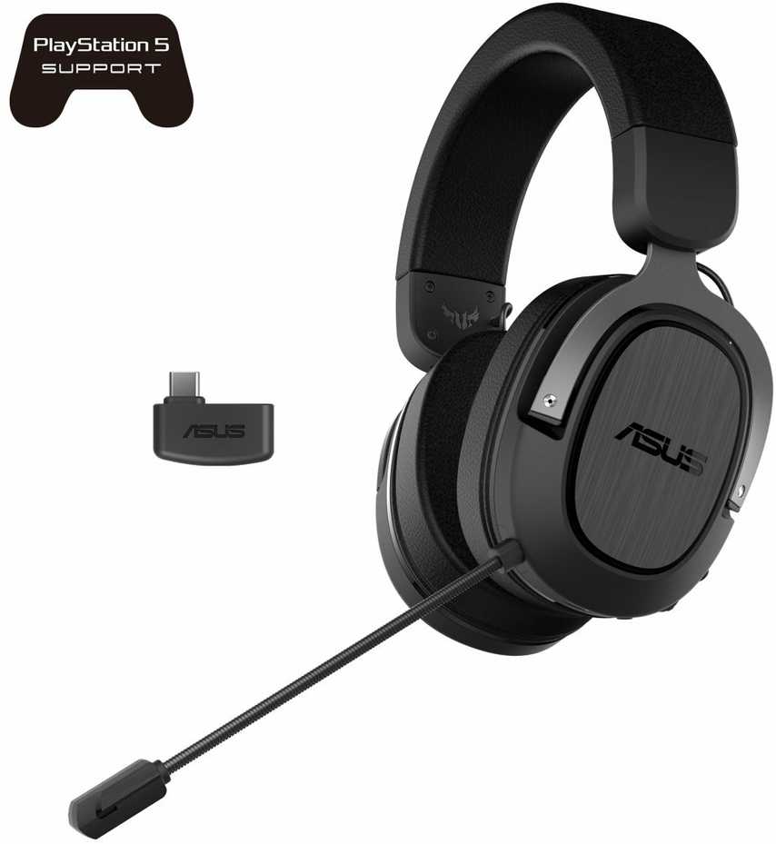 ASUS Ausinės Žaidimams ASUS TUF Gaming H3 Belaidės - Overear - Gun Metal