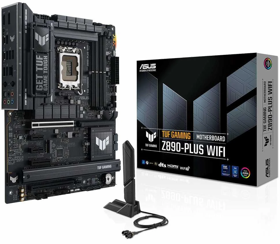 Pagrindinė plokštė ASUS TUF GAMING Z890-PLUS WIFI LGA1851 DDR5 ATX MB