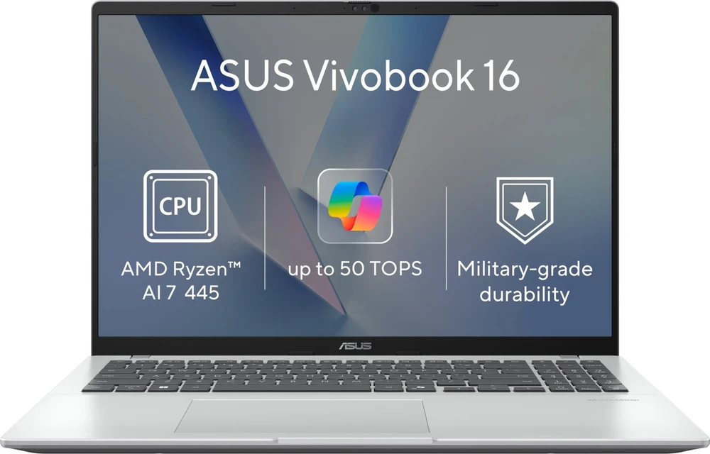 Nešiojamas kompiuteris ASUS Vivobook 16 M1607GA-MB036W Šauniai sidabrinis