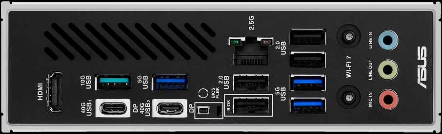 Pagrindinė plokštė ASUS X870 MAX GAMING WIFI7 AM5 MB 4xDDR5