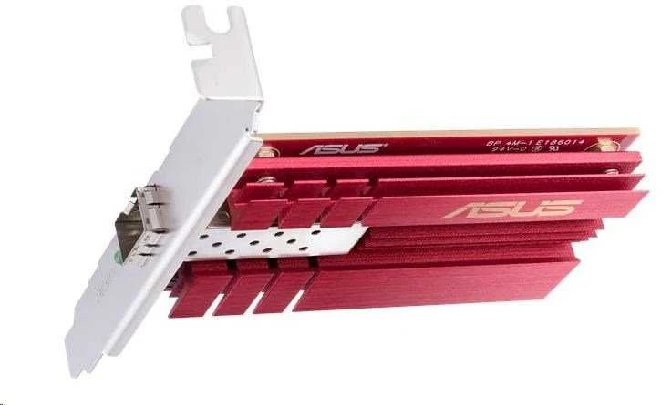 Asus | XG-C100F 10G PCIe tinklo adapteris; SFP+ prievadas, skirtas optinio pluošto perdavimui ir DAC kabeliui | 10/100/1000/10000 Mbit/s