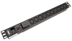 Šakotuvas Aten ATEN PE0210SG 1HE 16A Basic PDU 10 prievadų