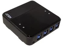 Šakotuvas ATEN US434-AT ATEN US434 4 prievadų USB 3.1 Gen1 periferinio bendrinimo įrenginys