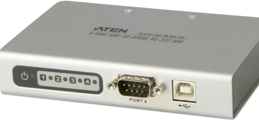 Aten 4 prievadų USB prie RS-232 Hub | UC2324